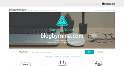 Desktop Screenshot of blogbymina.com